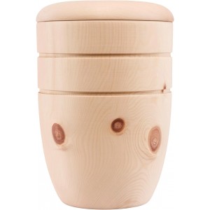 Exclusive Cremation Ashes Urn – The Trace – Natural Pine – Made in Italy